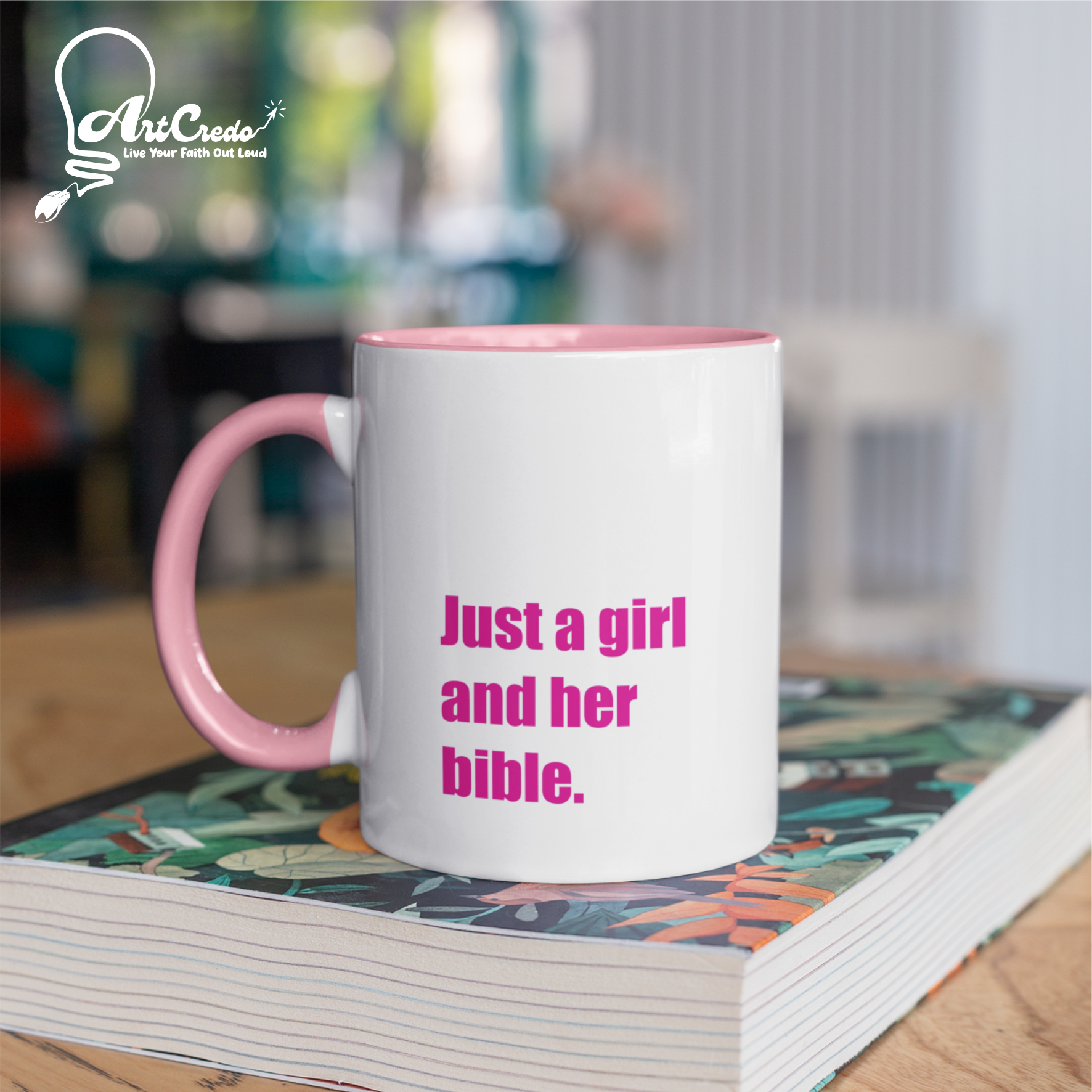 Just a girl and her bible - Mug