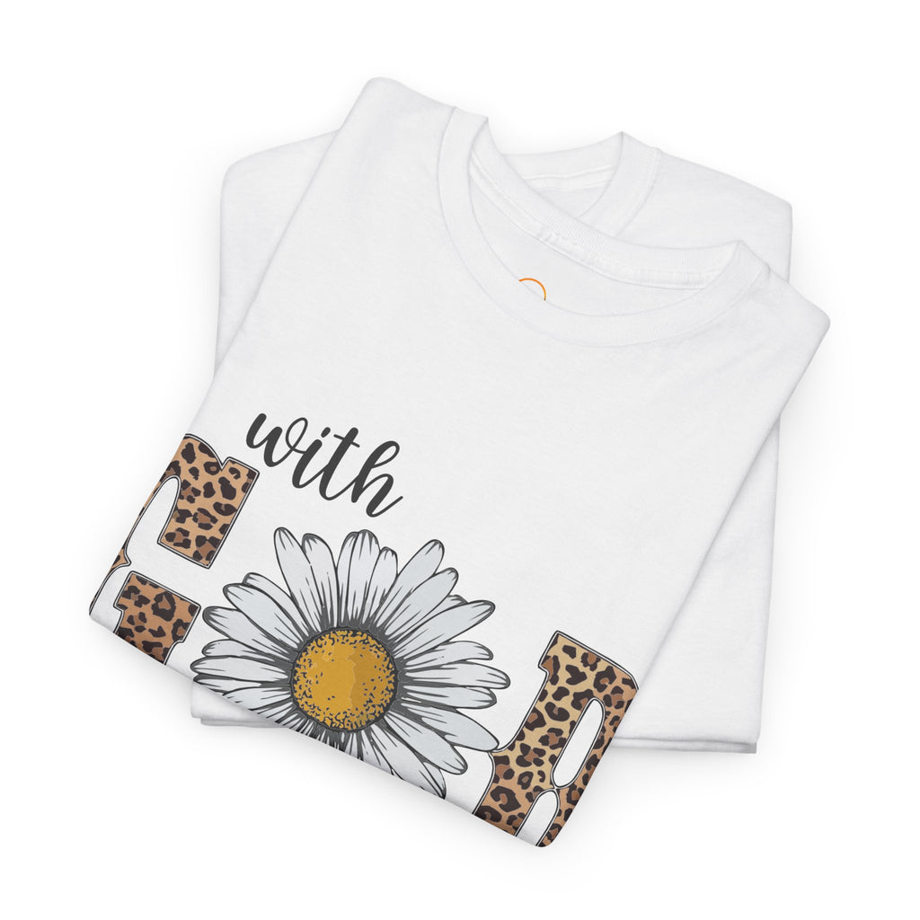 Unisex Heavy Cotton Tee - "With God All Things Are Possible"