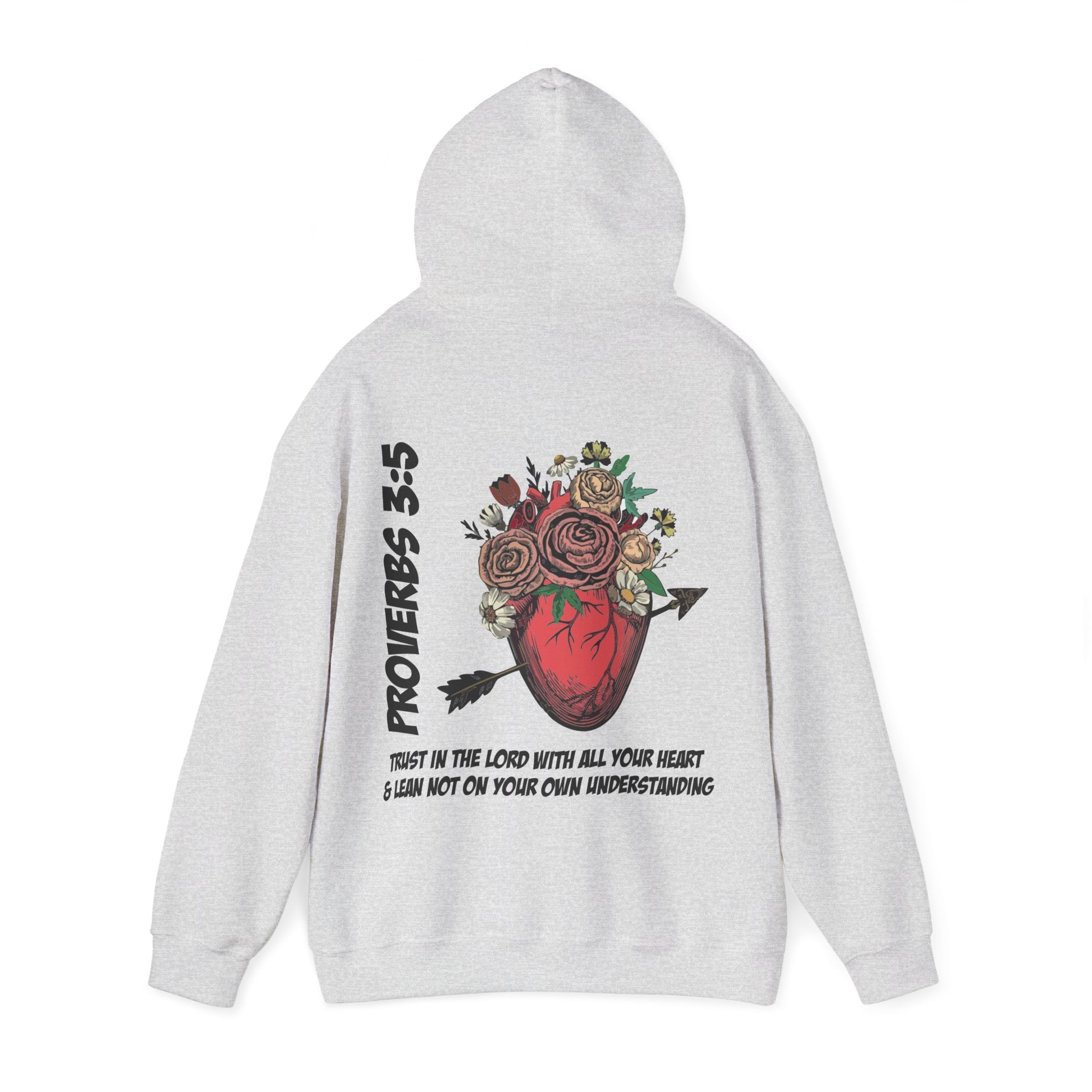 Unisex Inspirational Hoodie - Proverbs 3:5