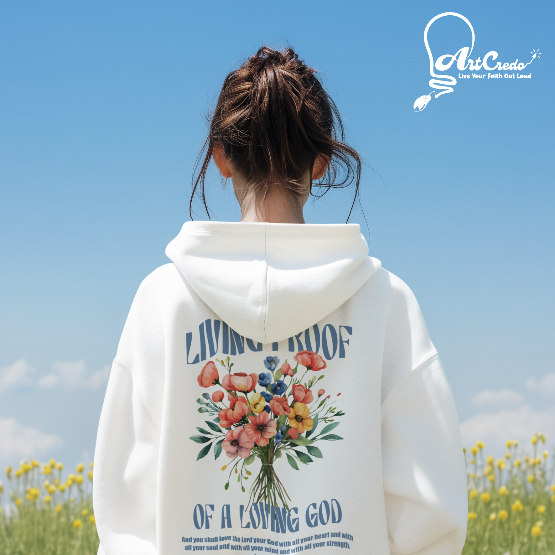 Unisex Living Proof of a Loving God Hoodie