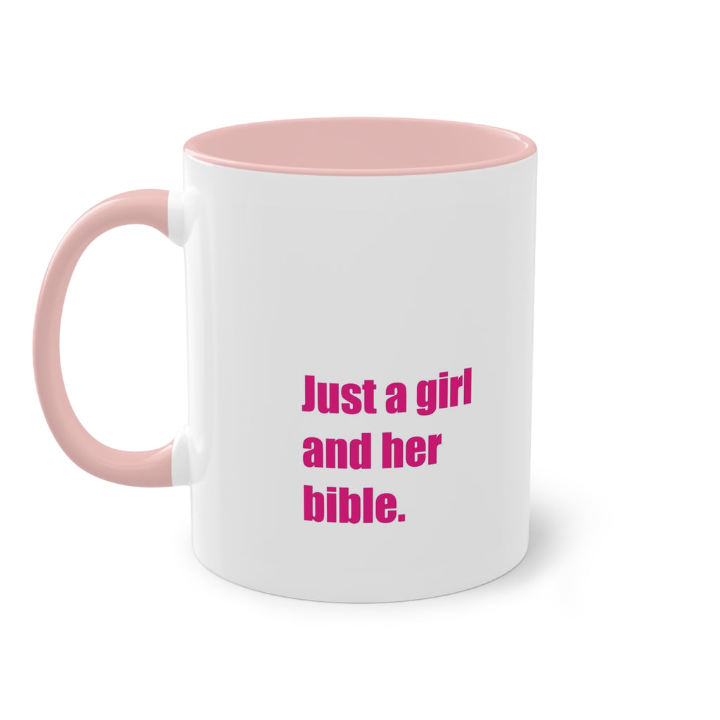 Just a girl and her bible - Mug